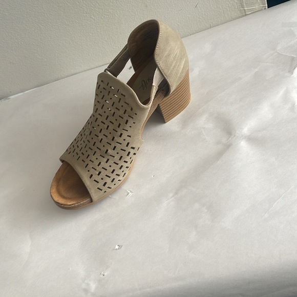 Eurosoft Addley Booties Women's Size 8M Black Open Toe Boho Chic Faux Leather - Picture 12 of 12